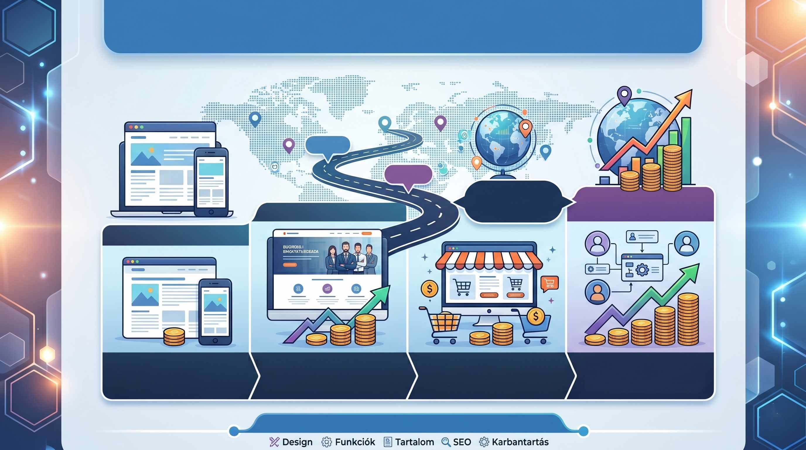 Mennyibe kerül egy weboldal készítés 2026-ban? – Átfogó árösszehasonlítás